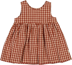 Wheat dress Pinafore Wrinkles - Sienna Check